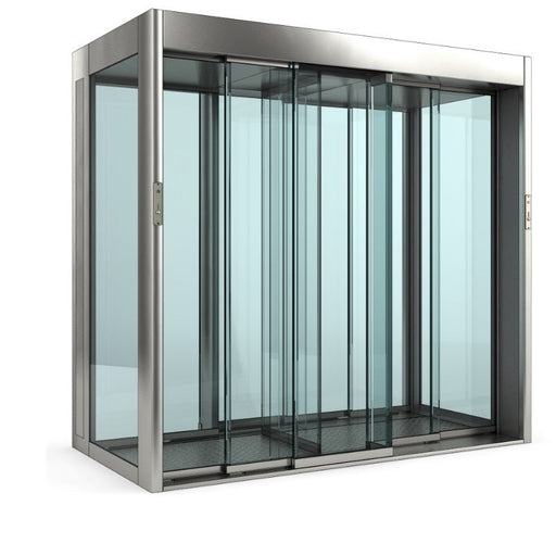 Automatic Systems - Interlock 674 | Double Revolving Security Entry Door 